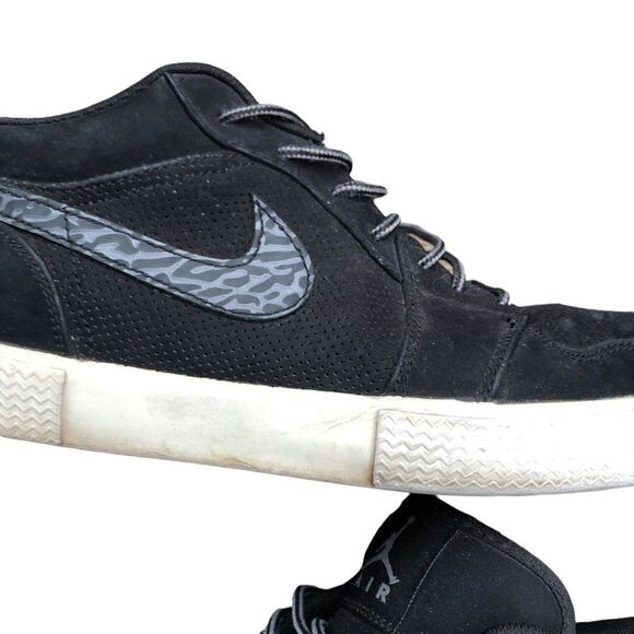 Rare 2012 Nike Air Jordan 1 Black Elephant Print Size 11 - Picture 3 of 16